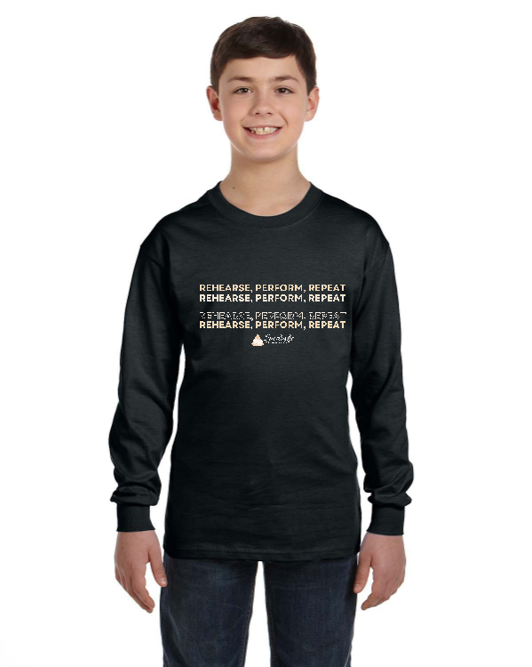 Rehearse Perform Repeat Long Sleeved Tee - Youth