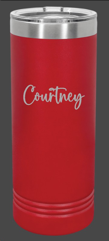 Spotlight Skinny Tumbler - Fall - Red