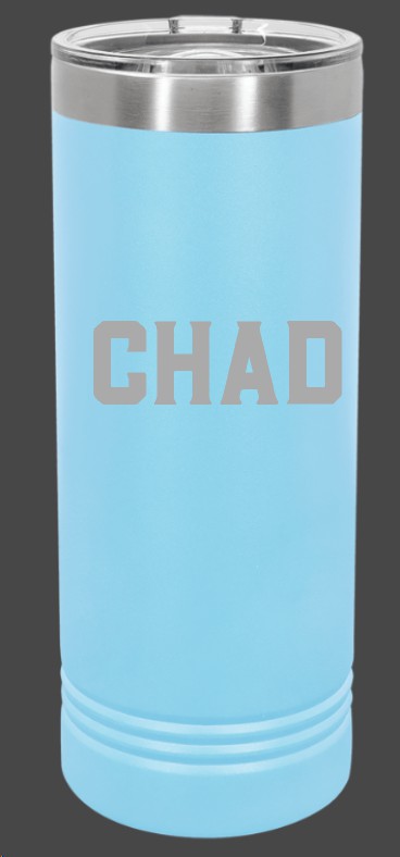 Spotlight Skinny Tumbler - Winter - Blue
