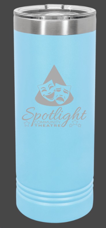 Spotlight Skinny Tumbler - Winter - Blue