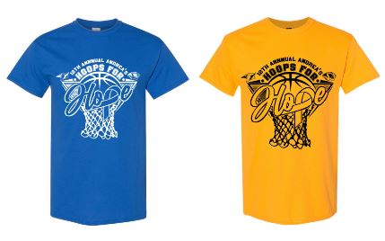 12th Annual Andrea's Hoops For Hope Apparel