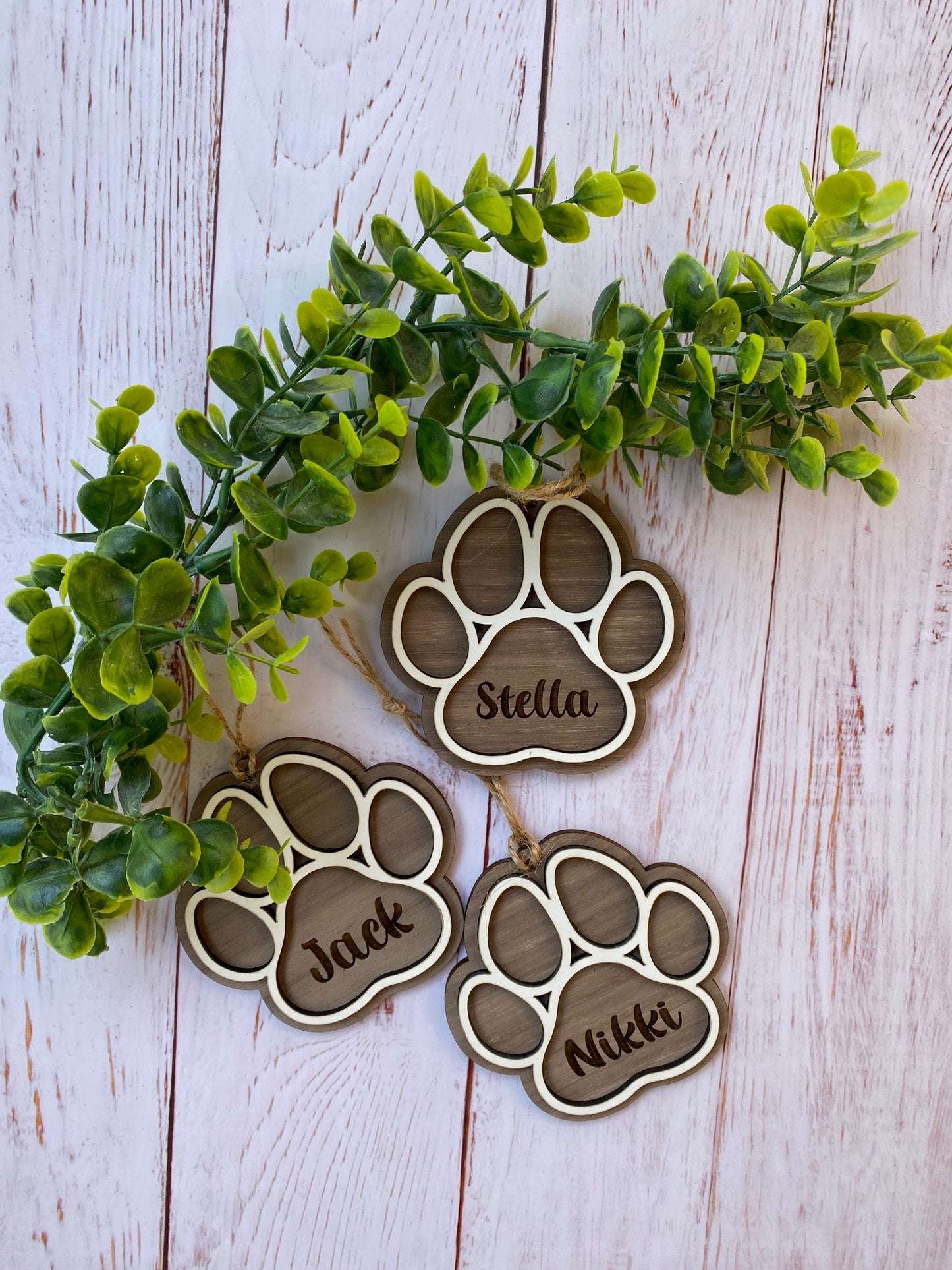 Pawprint ornament