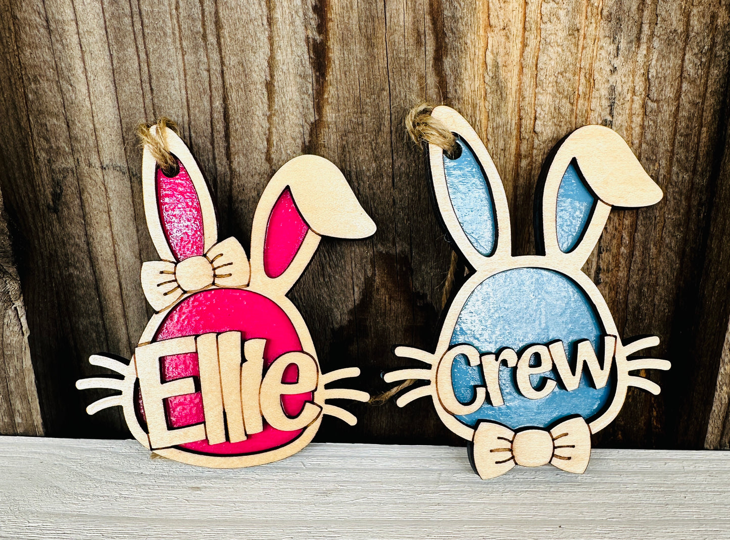 Easter Basket Personalized Name Tags