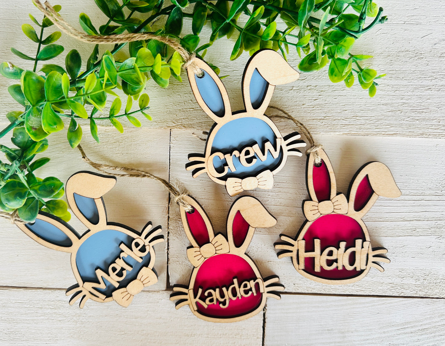 Easter Basket Personalized Name Tags