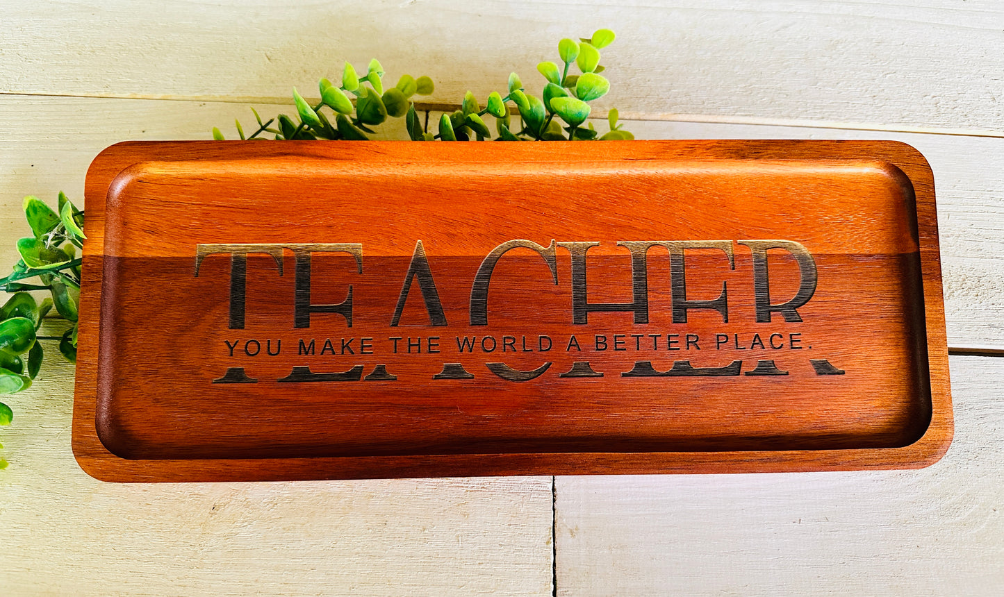 Teacher Wood Tray