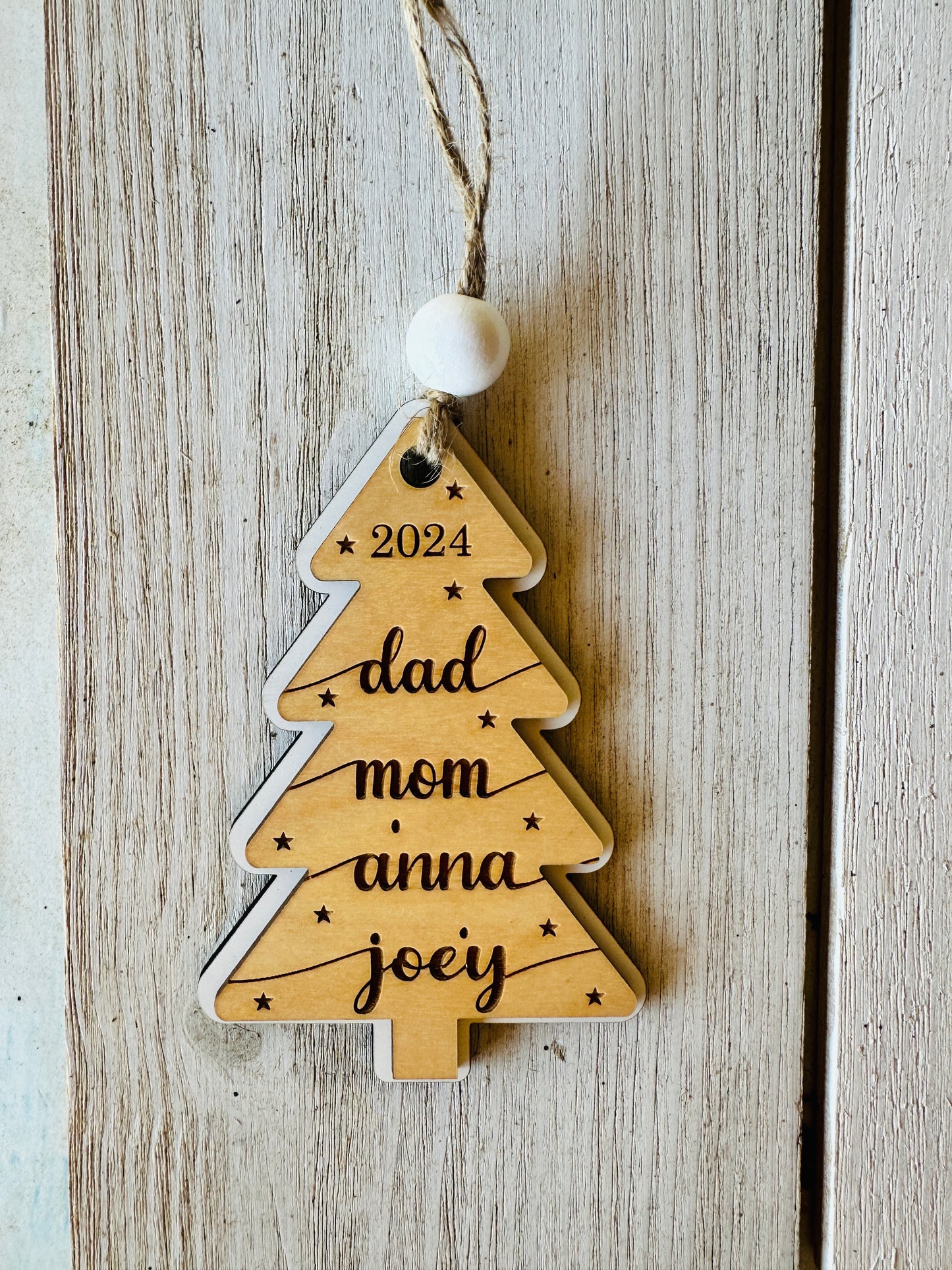 Family Christmas Tree Ornament