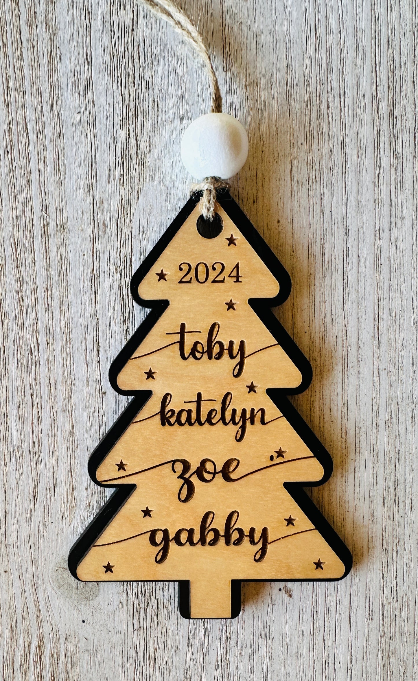 Family Christmas Tree Ornament