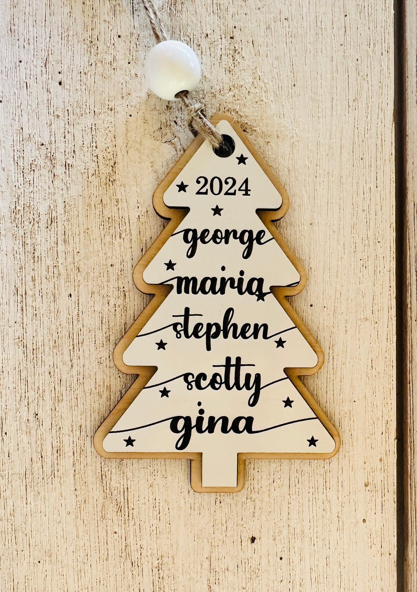 Family Christmas Tree Ornament