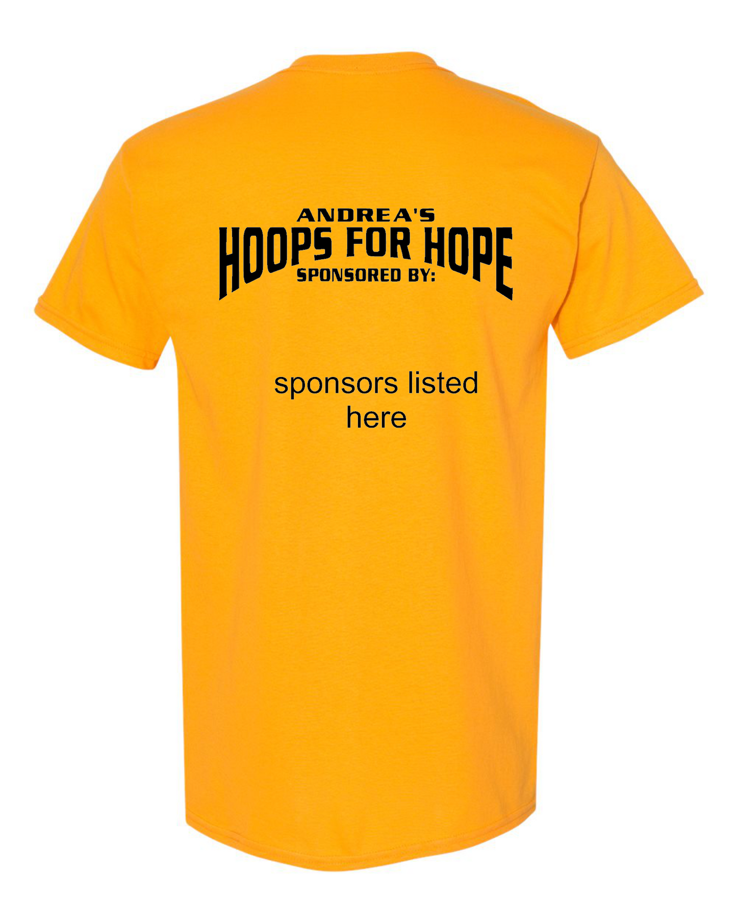 12th Annual Andrea's Hoops For Hope Apparel