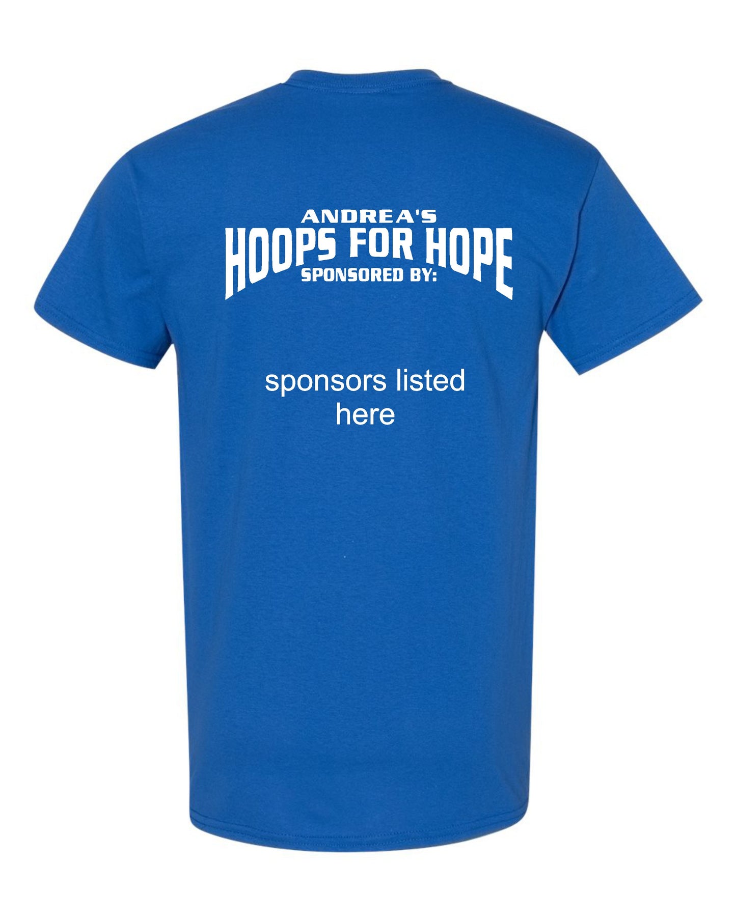 12th Annual Andrea's Hoops For Hope Apparel