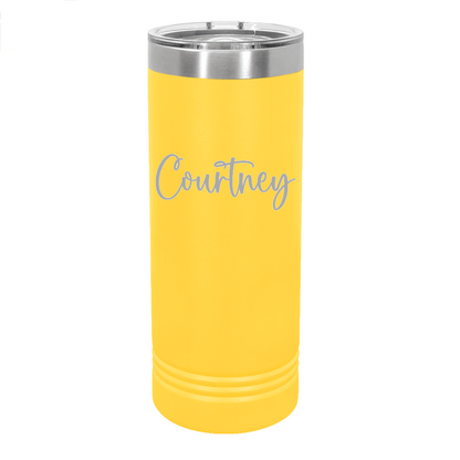 Spotlight Skinny Tumbler - Summer - Yellow