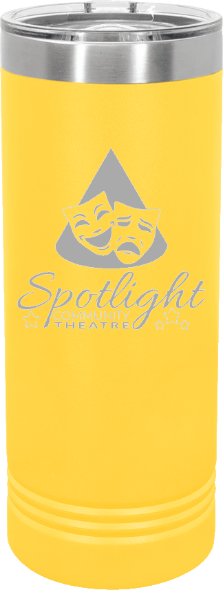 Spotlight Skinny Tumbler - Summer - Yellow