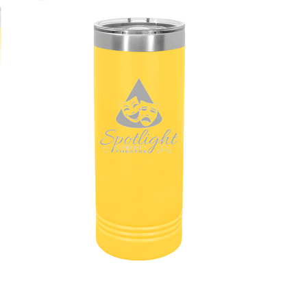 Spotlight Skinny Tumbler - Summer - Yellow