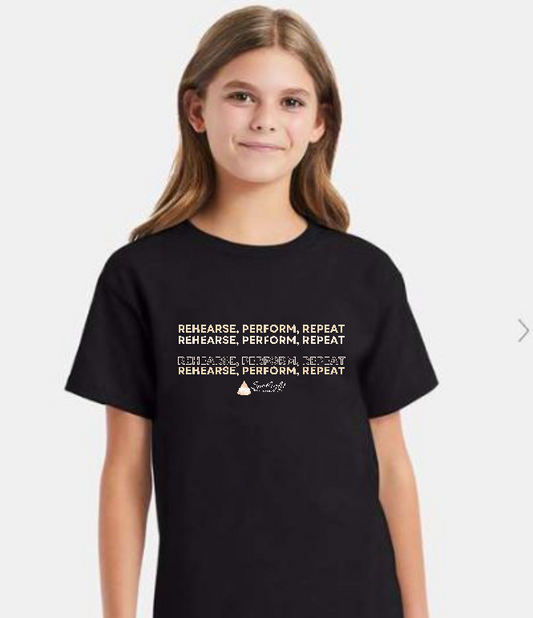 Rehearse Perform Repeat Tee - Youth