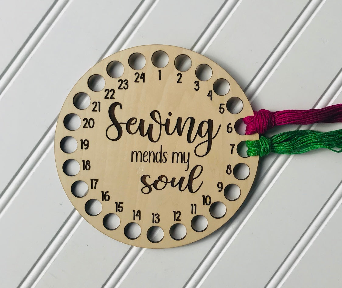 Thread Holder - Sewing Mends My Soul